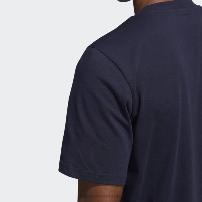 Adidas insignă din folie lichidă de cerneală pentru sport graphic tee bărbați cerneală 2JBN5234