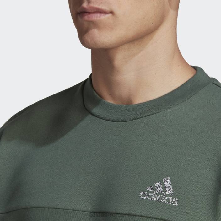 Adidas insignă din lână de stadion de hanorac sport oxid verde bărbați oxid verde 2JBN6697