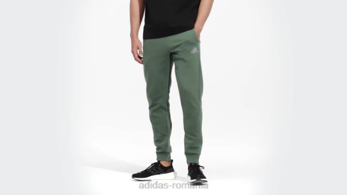Adidas insignă fleece stadion fierbinte de sport cu manșete pantaloni oxid verde bărbați oxid verde 2JBN6637