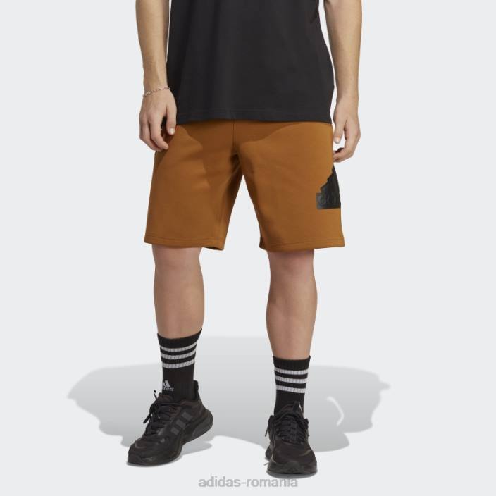 Adidas insigna de bronz pentru icoane viitoare de pantaloni scurți de sport bărbați bronz 2JBN13864