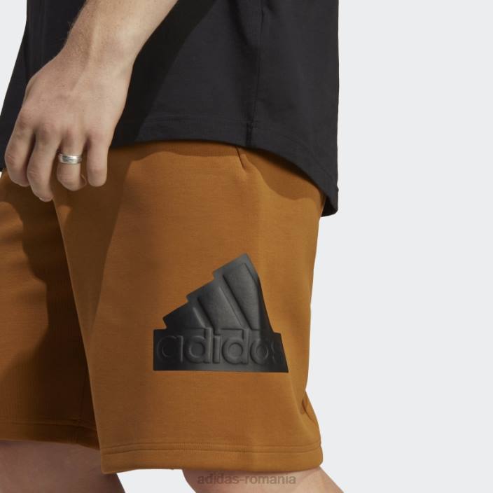 Adidas insigna de bronz pentru icoane viitoare de pantaloni scurți de sport bărbați bronz 2JBN13864