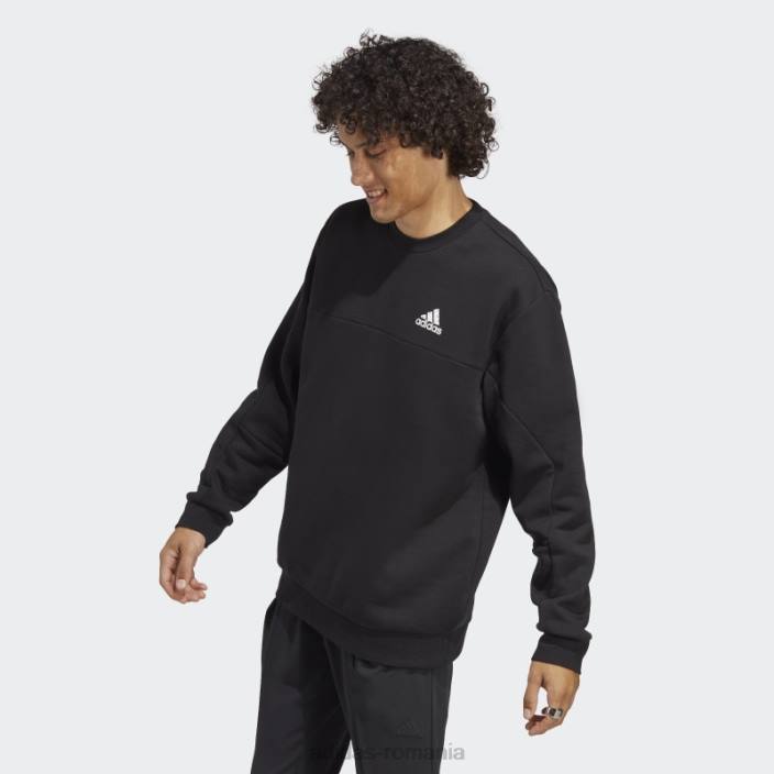 Adidas insigna neagră din lână pentru stadion a hanoracului sport bărbați negru 2JBN6592