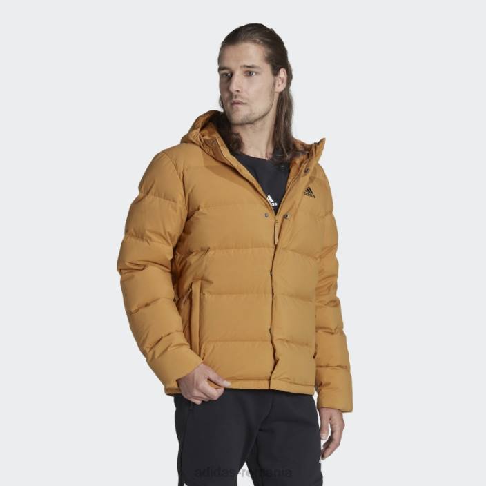 Adidas jachetă adidas cu glugă mesa helionic bărbați mesa 2JBN6519