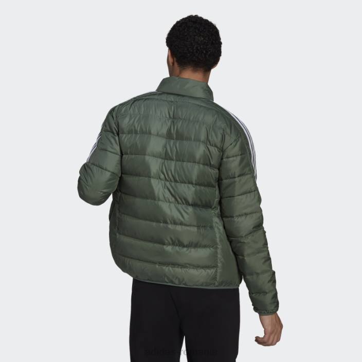 Adidas jachetă de puf essentials oxid verde bărbați oxid verde 2JBN4994