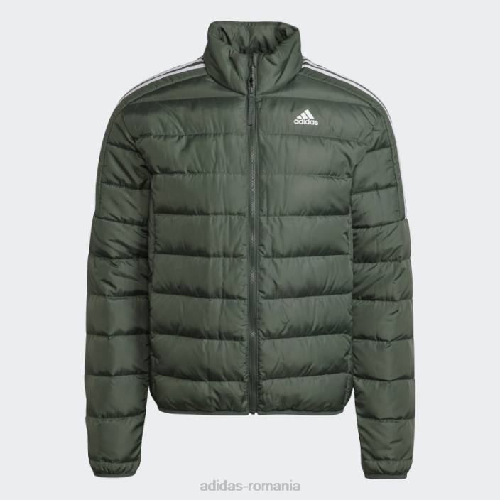 Adidas jachetă de puf essentials oxid verde bărbați oxid verde 2JBN4994