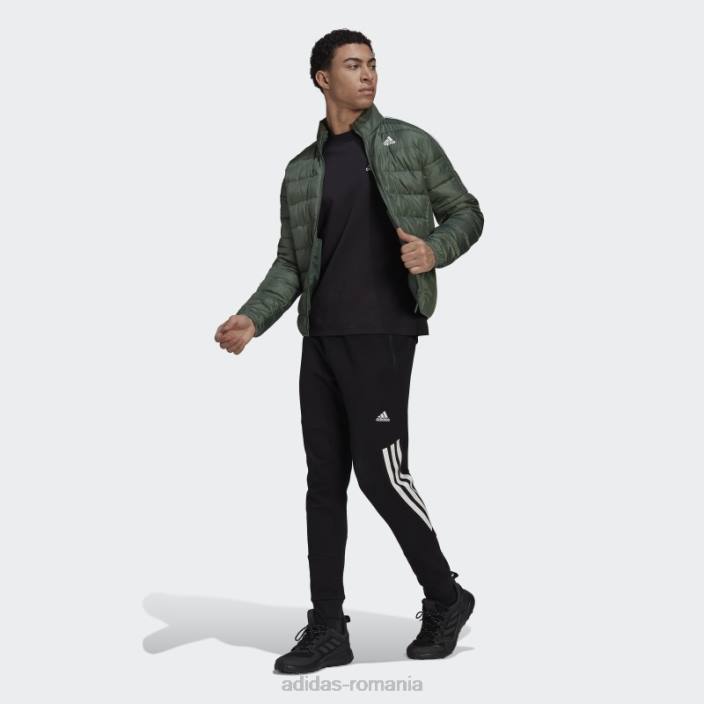 Adidas jachetă de puf essentials oxid verde bărbați oxid verde 2JBN4994