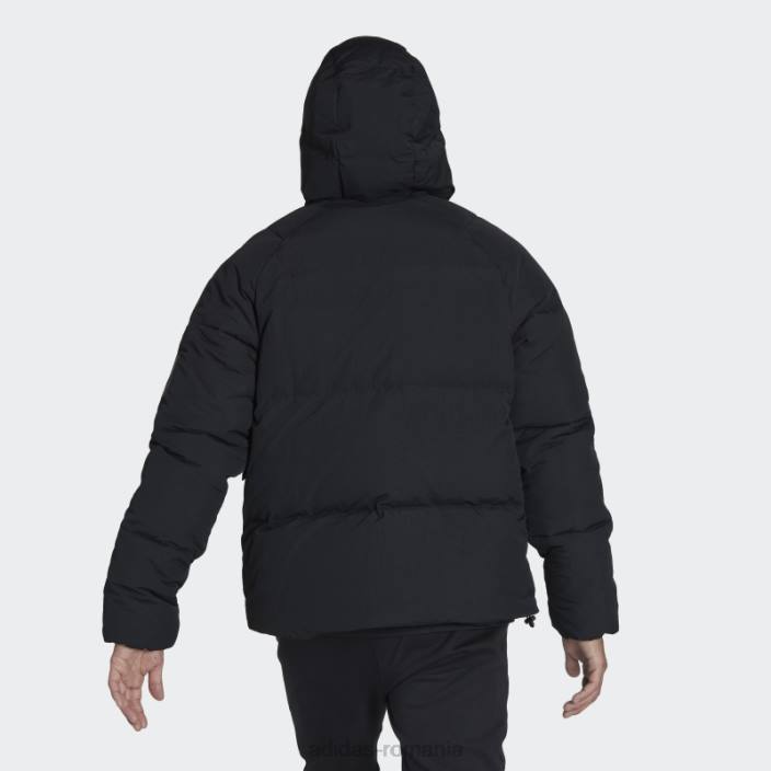 Adidas jachetă de puf mare neagră bărbați negru 2JBN6932