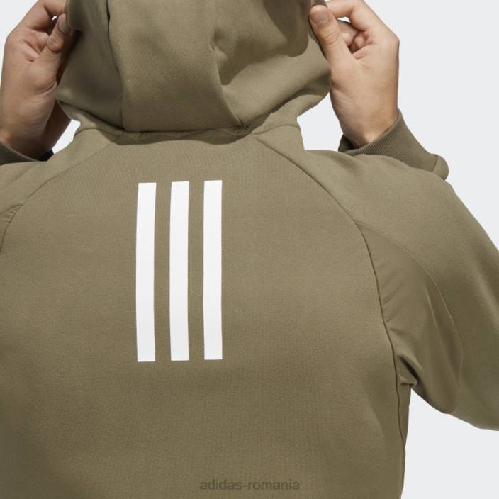 Adidas jachetă de sport premium cu fermoar integral concepută pentru 4 gameday olive bărbați măsline 2JBN5150