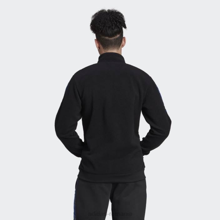 Adidas jachetă de sport tiro winterized negru adidas bărbați negru/albastru regal 2JBN6972