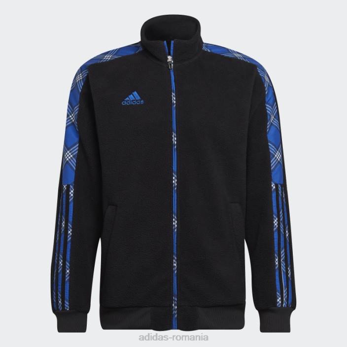 Adidas jachetă de sport tiro winterized negru adidas bărbați negru/albastru regal 2JBN6972