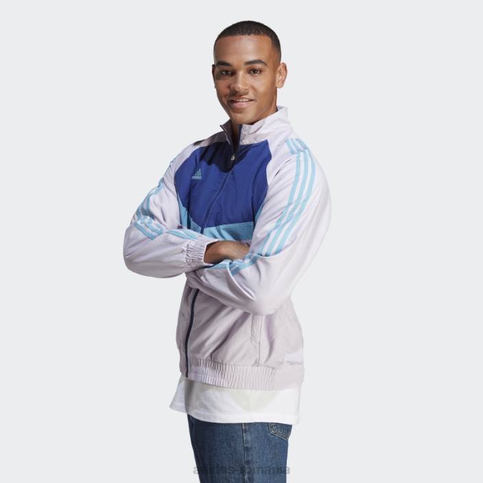 Adidas jachetă țesătă tiro fierbinte argintiu adidas bărbați zori argintii 2JBN5856