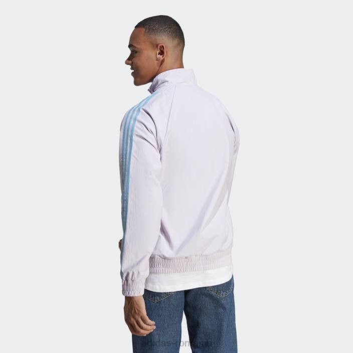 Adidas jachetă țesătă tiro fierbinte argintiu adidas bărbați zori argintii 2JBN5856