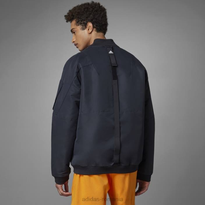 Adidas jachetă neagră adidas pentru 4 gameday bărbați negru 2JBN7053