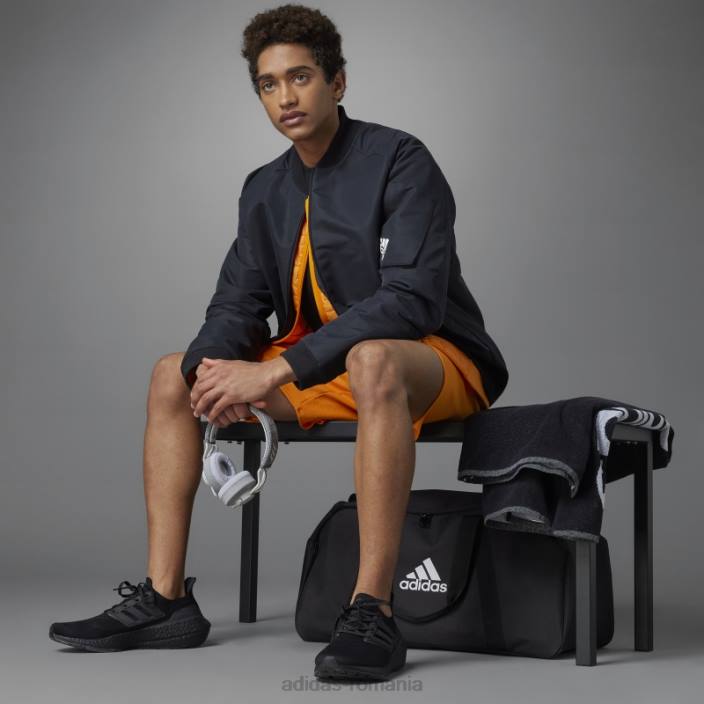Adidas jachetă neagră adidas pentru 4 gameday bărbați negru 2JBN7053