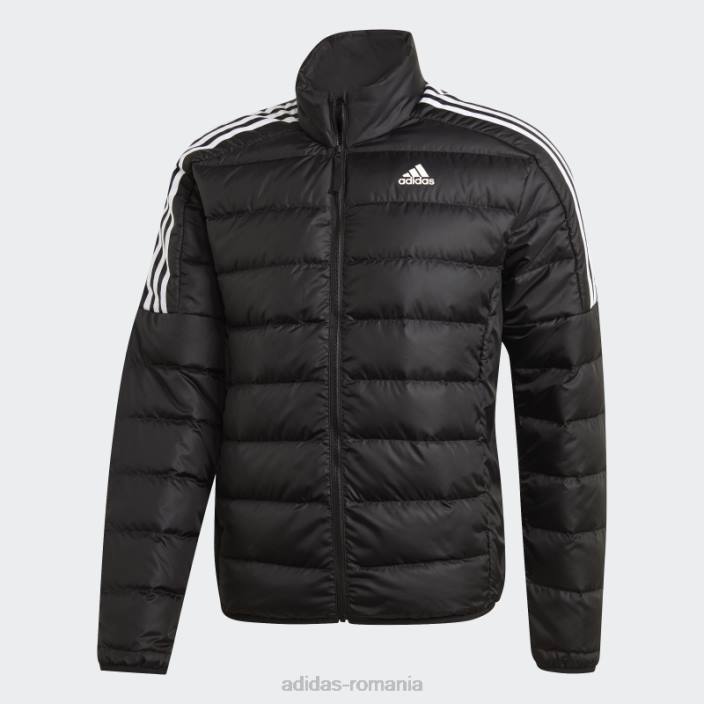 Adidas jachetă neagră de puf essentials bărbați negru 2JBN6352