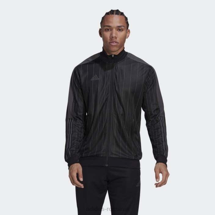 Adidas jachetă neagră tiro bărbați negru 2JBN7078