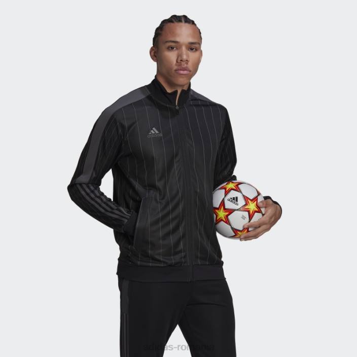 Adidas jachetă neagră tiro bărbați negru 2JBN7078