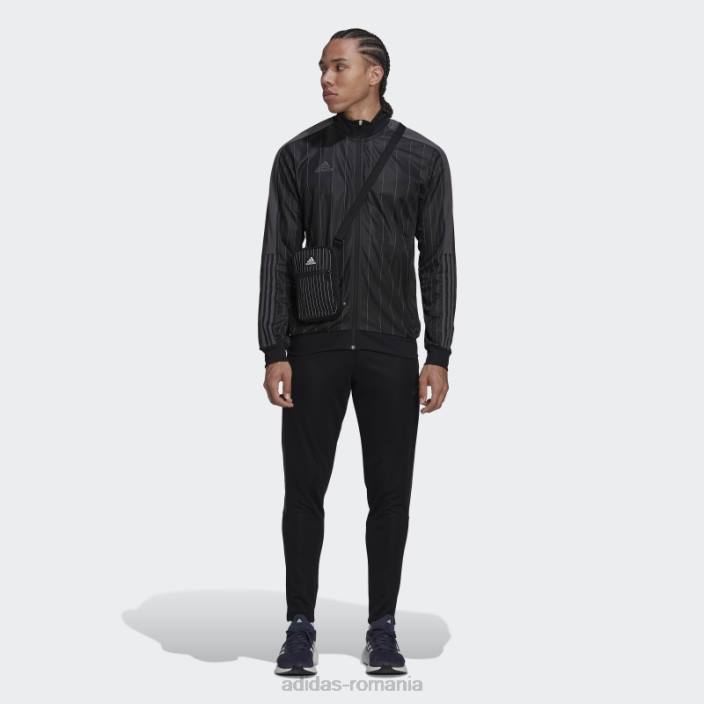 Adidas jachetă neagră tiro bărbați negru 2JBN7078