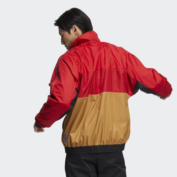 Adidas jachetă reversibilă țesătură stacojiu adidas bărbați stacojiu 2JBN7050