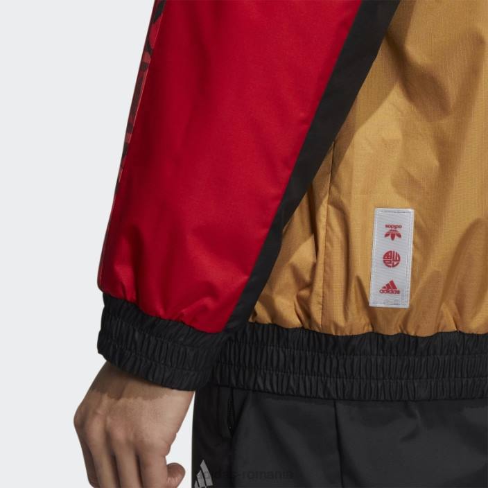 Adidas jachetă reversibilă țesătură stacojiu adidas bărbați stacojiu 2JBN7050