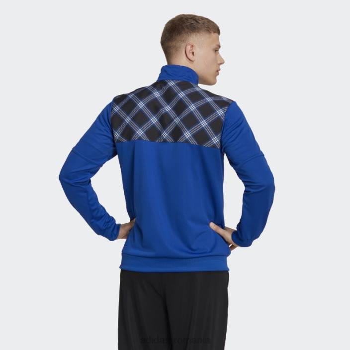 Adidas jachetă tiro albastru regal adidas bărbați albastru regal/negru 2JBN7344