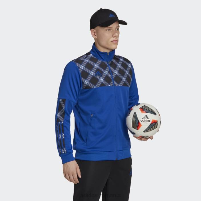 Adidas jachetă tiro albastru regal adidas bărbați albastru regal/negru 2JBN7344