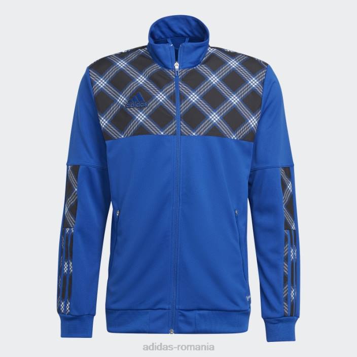 Adidas jachetă tiro albastru regal adidas bărbați albastru regal/negru 2JBN7344