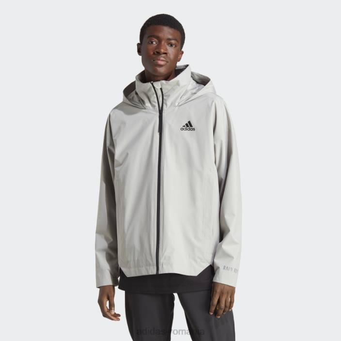 Adidas jachetă traveer rain.rdy gri metal (neutru de gen) bărbați gri metal 2JBN13750