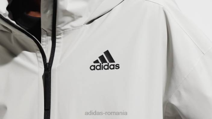 Adidas jachetă traveer rain.rdy gri metal (neutru de gen) bărbați gri metal 2JBN13750