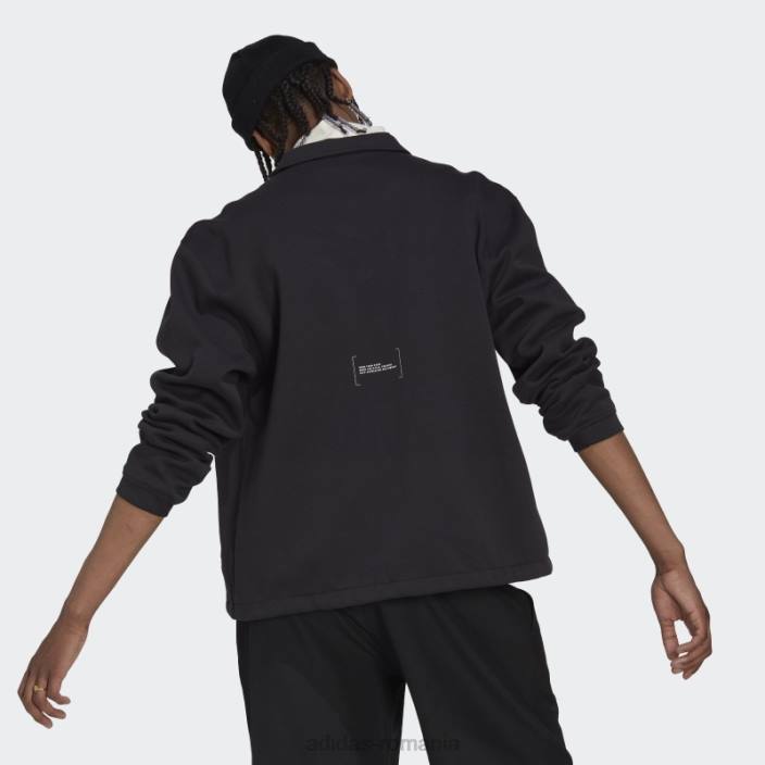 Adidas jacheta antrenor neagra adidas bărbați negru 2JBN7272