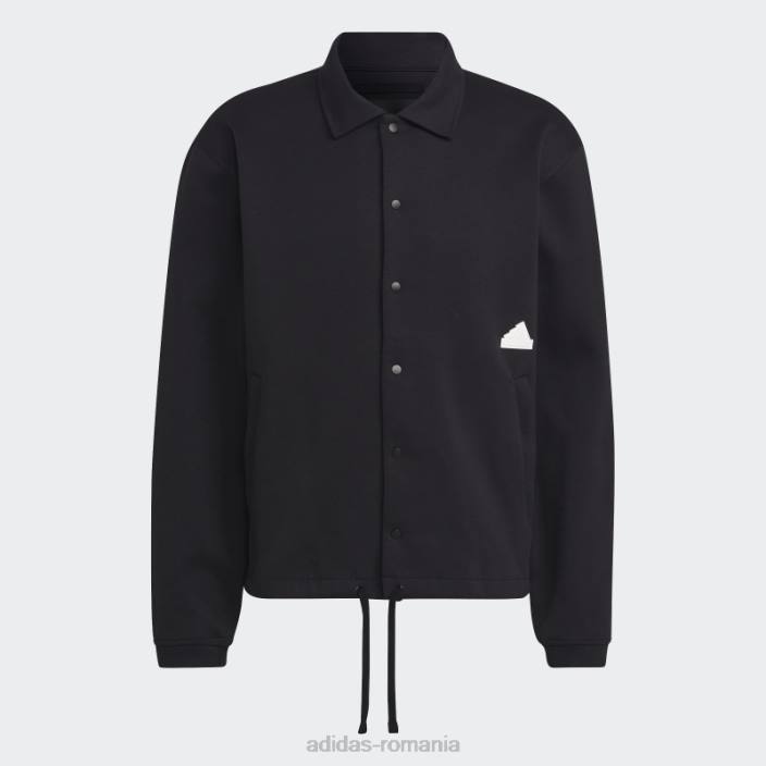 Adidas jacheta antrenor neagra adidas bărbați negru 2JBN7272