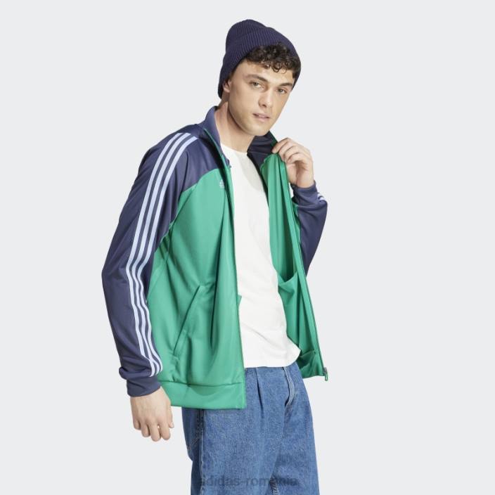 Adidas jacheta tiro verde curte bărbați curte verde/marin 2JBN5807