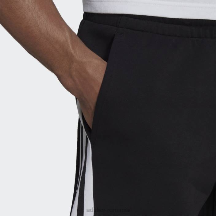 Adidas îmbrăcăminte sport future icons pantaloni scurți cu 3 dungi negru fierbinte bărbați negru 2JBN6451