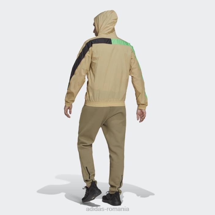 Adidas îmbrăcăminte sport în nuanță de bej w.n.d. Jucător de vânt ambalabil x-city bărbați ton bej 2JBN1584
