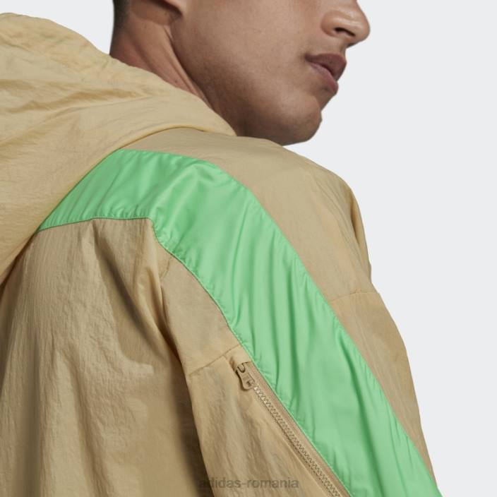 Adidas îmbrăcăminte sport în nuanță de bej w.n.d. Jucător de vânt ambalabil x-city bărbați ton bej 2JBN1584