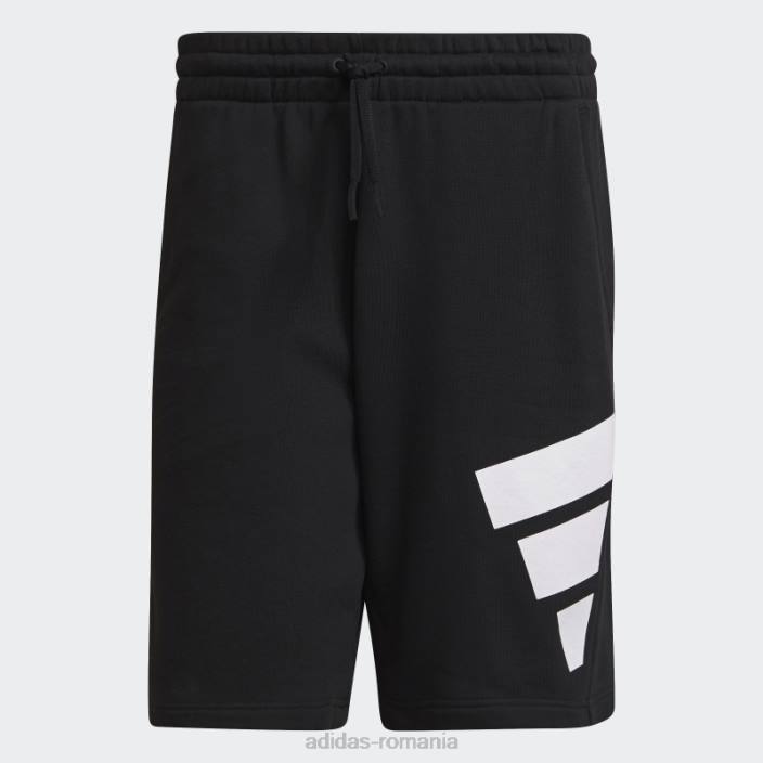 Adidas îmbrăcăminte sport neagră icoane viitoare logo grafic pantaloni scurți moda bărbați negru 2JBN13754