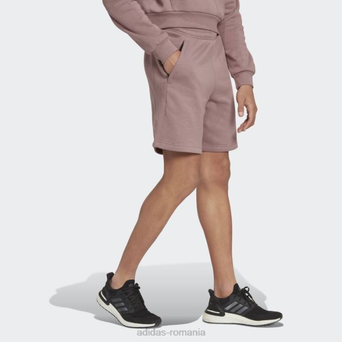 Adidas mov stadion fleece reciclat insignă de pantaloni scurți sport adidas bărbați Violet 2JBN7047