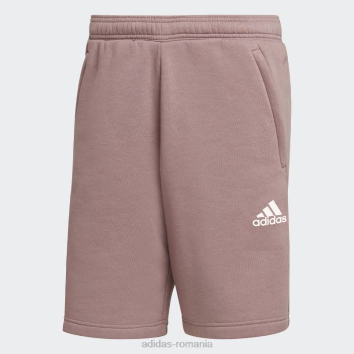 Adidas mov stadion fleece reciclat insignă de pantaloni scurți sport adidas bărbați Violet 2JBN7047