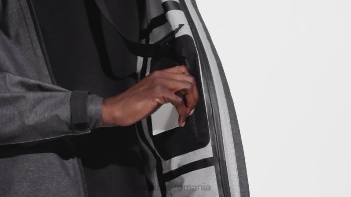 Adidas myshelter rain.rdy jachetă denim neagră bărbați negru 2JBN13699