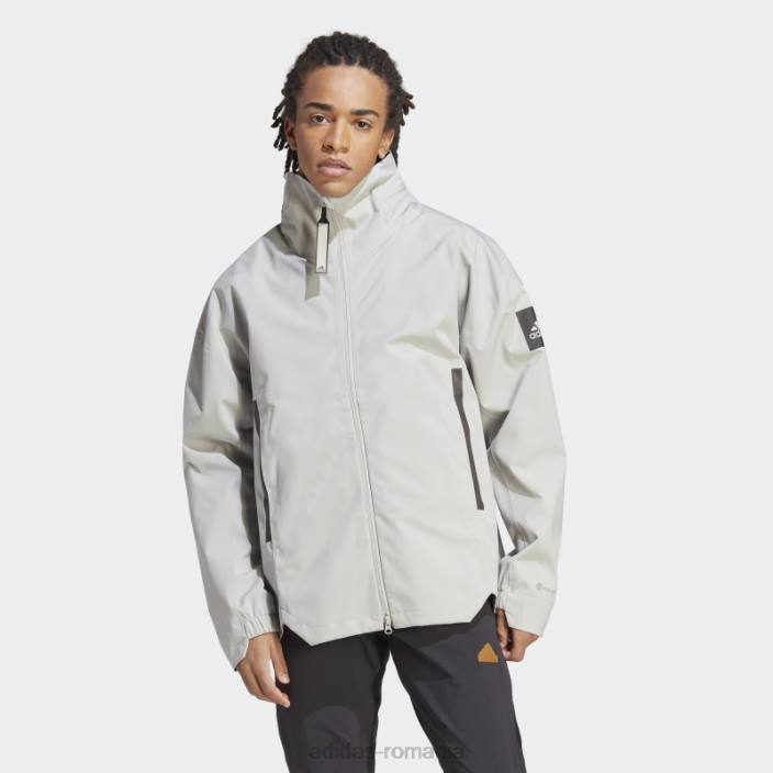 Adidas myshelter rain.rdy jachetă metal gri bărbați gri metal 2JBN13615