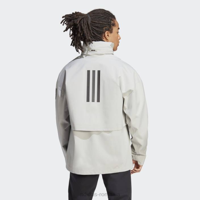 Adidas myshelter rain.rdy jachetă metal gri bărbați gri metal 2JBN13615