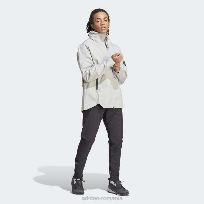 Adidas myshelter rain.rdy jachetă metal gri bărbați gri metal 2JBN13615
