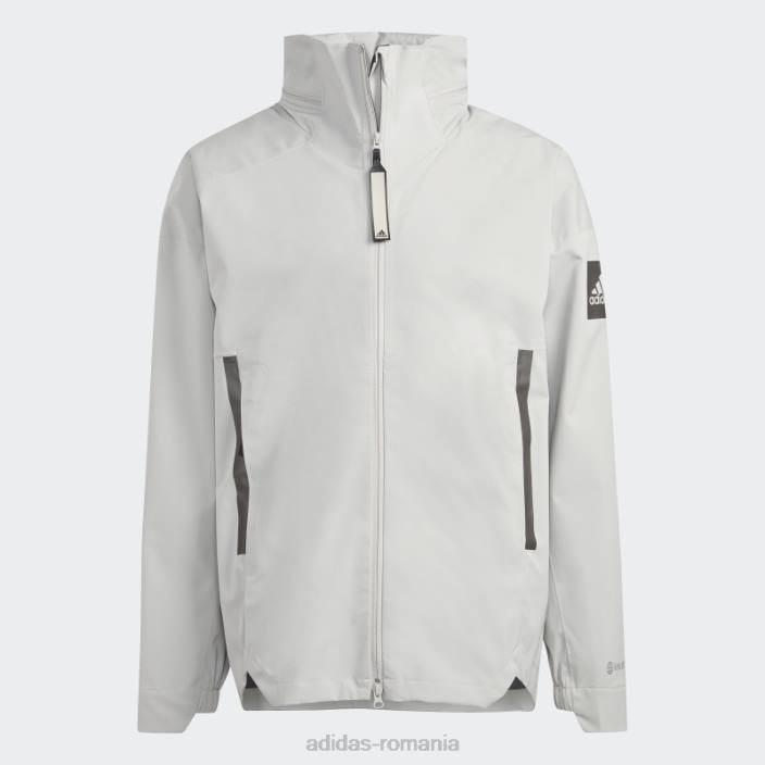 Adidas myshelter rain.rdy jachetă metal gri bărbați gri metal 2JBN13615