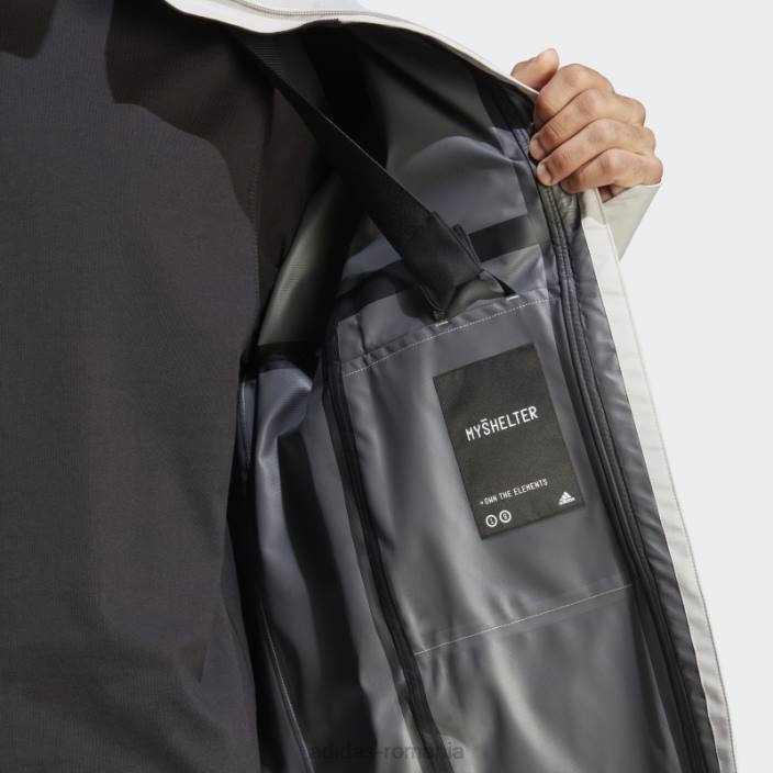 Adidas myshelter rain.rdy jachetă metal gri bărbați gri metal 2JBN13615