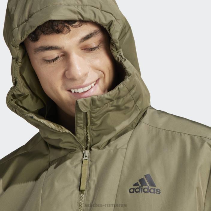 Adidas înapoi la jachetă sport cu glugă olive bărbați măsline 2JBN14048