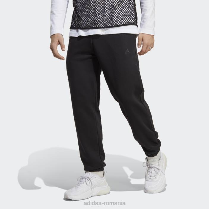 Adidas negri all szn joggeri bărbați negru 2JBN13228