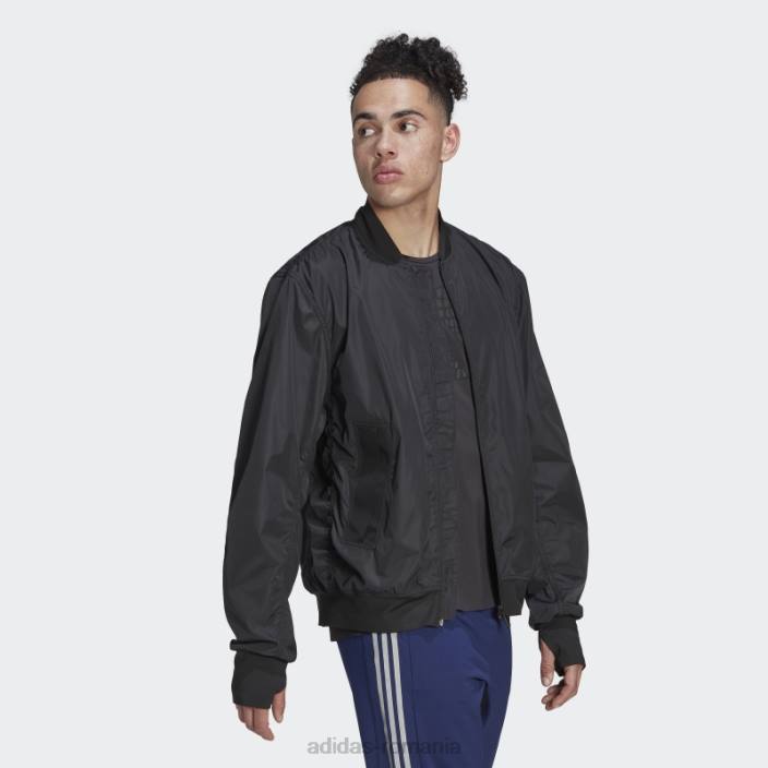 Adidas negru cel mai bun de antrenament jachetă bomber moda bărbați negru 2JBN7292
