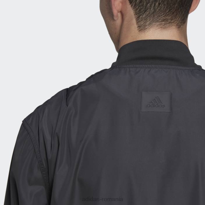Adidas negru cel mai bun de antrenament jachetă bomber moda bărbați negru 2JBN7292