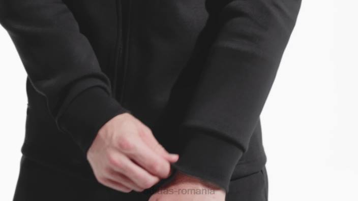 Adidas negru, conceput pentru hanoracul cu fermoar complet pentru Gameday bărbați negru 2JBN5386