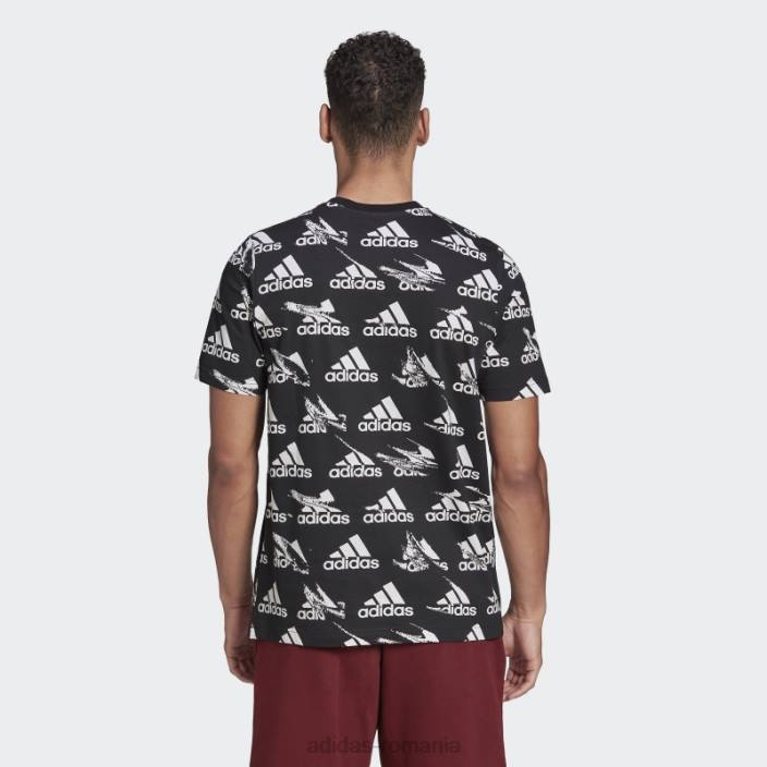 Adidas negru essentials brandlove tricou un singur tricou adidas bărbați negru 2JBN15273